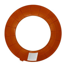 ANEL SOJA TITANIUM LARANJA CLARO - 4MM REB 1MM EXCLUSIVO PARA 56 E 135 FUROS